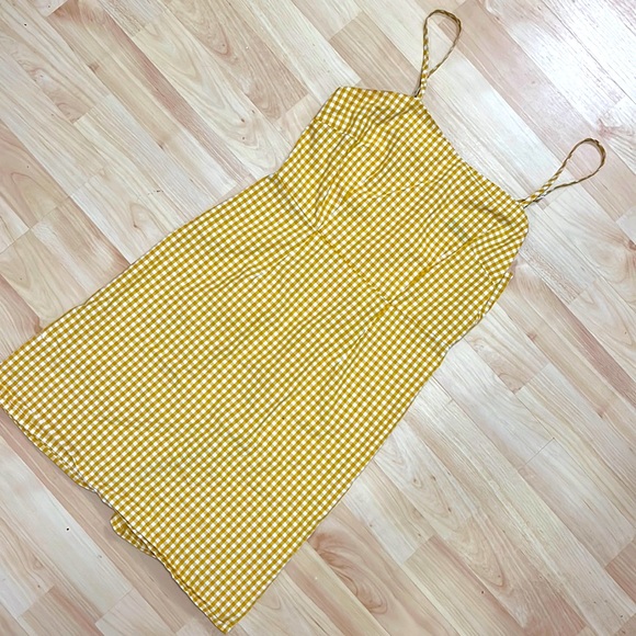 Dresses Yellow Gingham Dress Poshmark